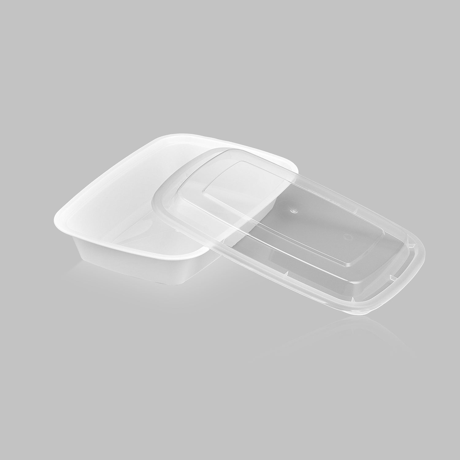 16 oz Value 7" x 5" Rectangular Microwavable Combo (White) - 150/Case - ReztaurantDirect 