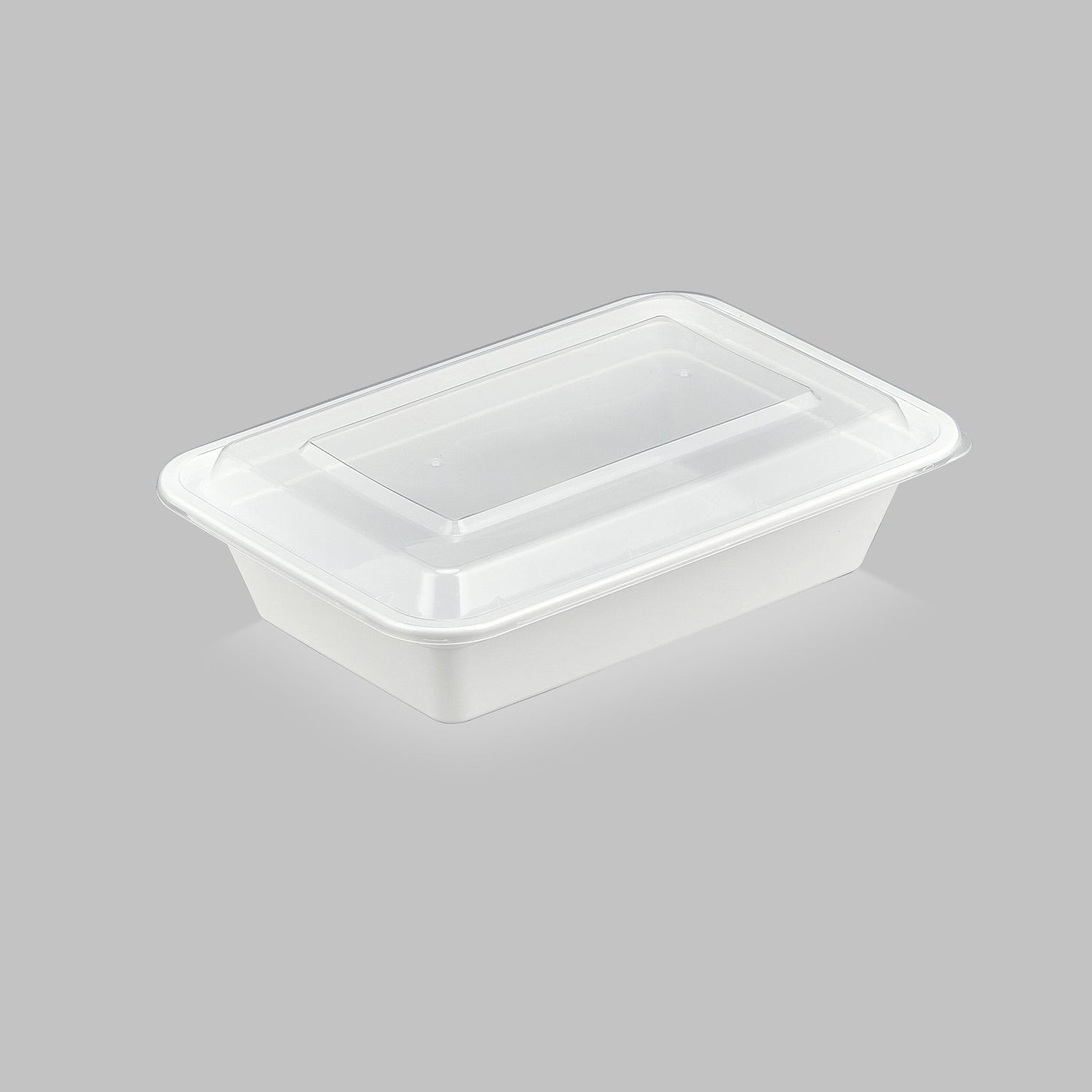38 oz Value 8" x 6" Rectangular Microwavable Combo (White) - 150/Case - ReztaurantDirect 