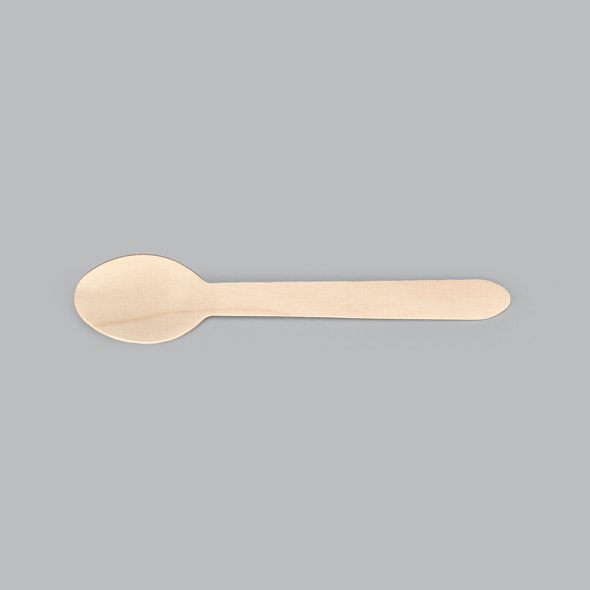 6 1/4" Wooden Spoon (Unwrapped) - 1000/Case